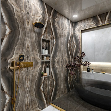 Coffee and Cream! Master Bath Design and Cabinets for an Oklahoma Home