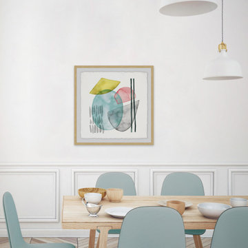 "Pastel Formation I" Framed Painting Print