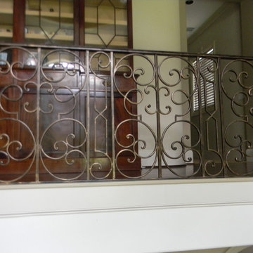 Classic brass railing