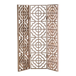 Quatrefoil Floor Screen - Screens And Room Dividers