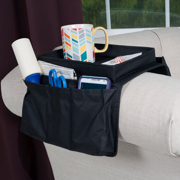 6 Pocket Arm Rest Organizer with Table Top by Trademark Poker