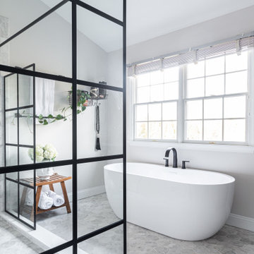 Airy Modern Kitchen + Master Bath Transformation
