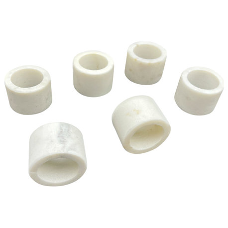 Real Marble Napkin Rings, 1 Box/12 Pieces