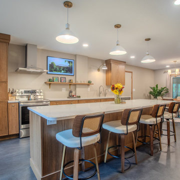 Calming Tones Kitchen