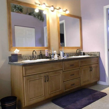 Maple and Oak Bathroom Vanities