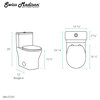 Sublime II Compact Two Piece Toilet 24" Long Dual Flush 0.8/1.28 GPF Elongated