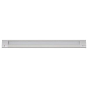 Bazz 12 White And Chrome Linear Led Under Cabinet Lighting Undercabinet Lighting By Buildcom Houzz