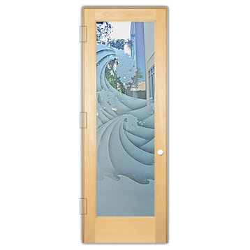 Interior Prehung Door or Interior Slab Door - High Seas - Maple - 28" x 84"...