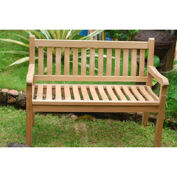 Grade A Teak 4 Pc  Set, 2 Seater Bench, 2 Chairs/Table, By Windsor Teak