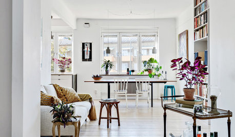 Houzz Tour: 53 kvm. med tjekket miks af nyt design og loppefund