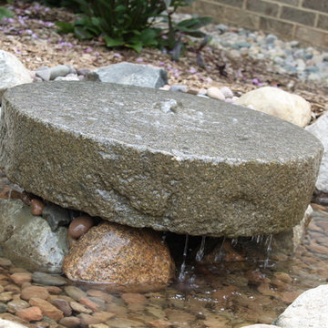 Mill Stone Water Feature in Ann Arbor, MI