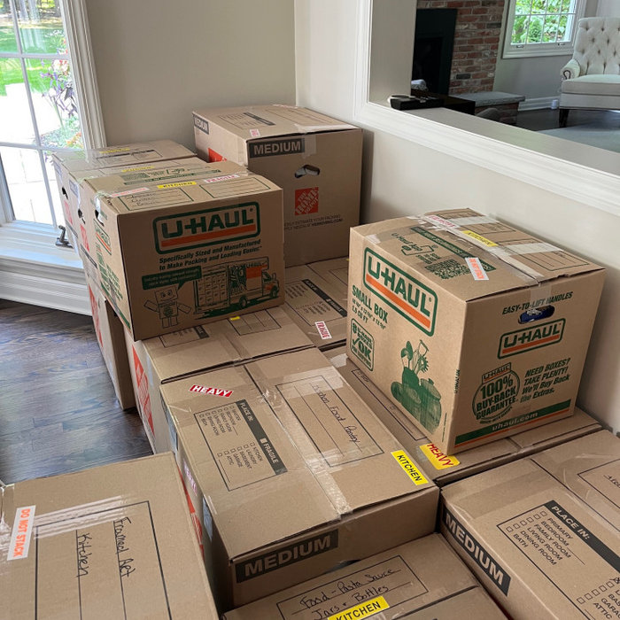 Moving boxes