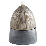 CYAN DESIGN - CYAN DESIGN 10209 Medium Chestnut Candleholder - CYAN DESIGN 10209 Medium Chestnut CandleholderFinish: Antique NickelDimension(in): 11(H) x 7.5(Dia)