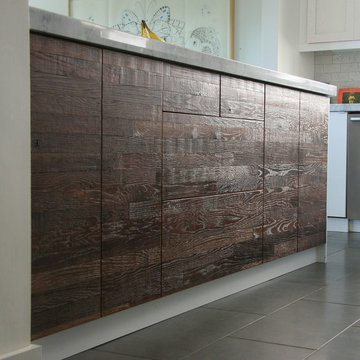 Reclaimed Lumber IKEA Kitchen