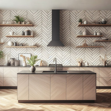 Chevron Kitchen Design