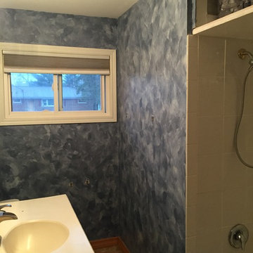 Bathroom Faux Finish - After