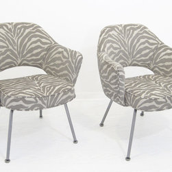 Pair Mid-Century Knoll Saarinen Executive Armchairs - SOLD - Furniture
