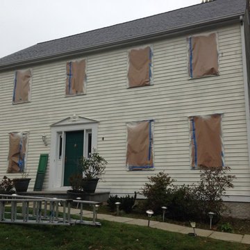 Exterior Cedar Siding Repaint