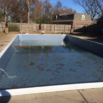 Lundy plumbing and liner install