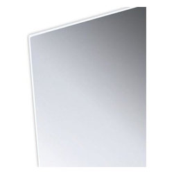 Plaskolite Inc. - Acrylic Sheets: 24 in. x 48 in. x .118 in. Acrylic Mirror AM2448S - Bathroom Mirrors