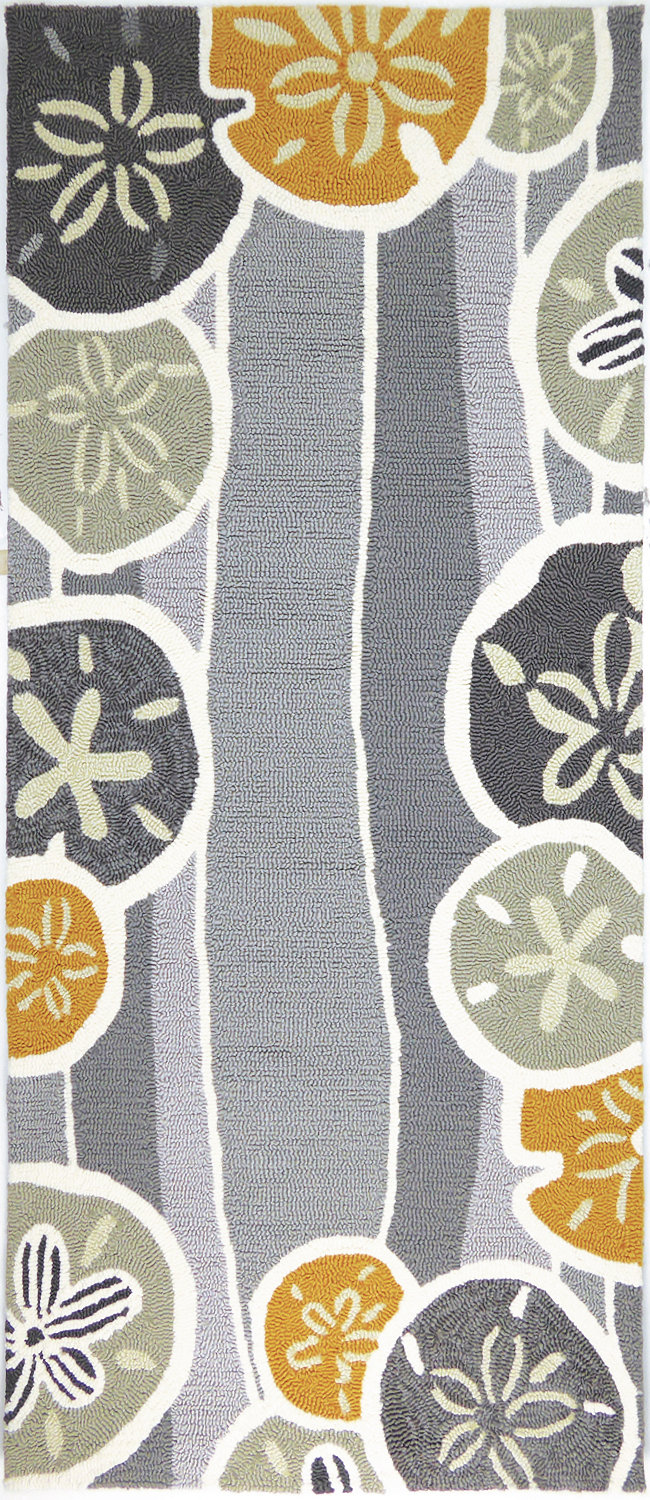 Homefires Rugs Homefires Beachcomber, Neutral Indoor Outdoor Area Rug, 26