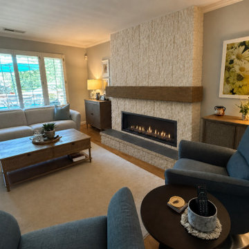 AFTER: BRIGHT WARM-MODERN LIVING ROOM REFRESH
