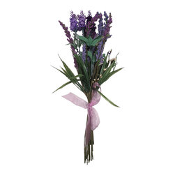 Shea's Wildflower - Lavender Herb Bunch, Purple - Artificial Flower Arrangements