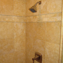 Master Bath Shower and Cabinet Division