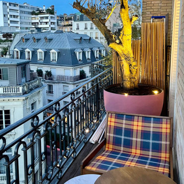 Aménagement d'un balcon Haussmanien à Paris 16