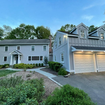 James Hardie Pearl Gray Siding in New Canaan, CT