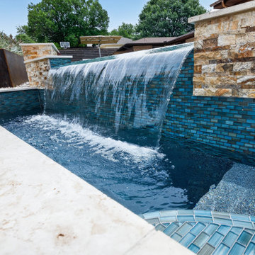 Dallas Luxury Pool & Entertainment Backyard Dallas, TX