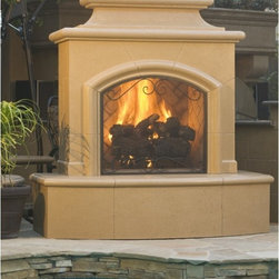 Mariposa Outdoor Fireplace - Outdoor Fireplaces