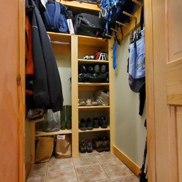 Bryant Pond Ski Closet - Finished