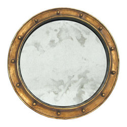 Worlds-Away - Federal Round Mirror - Wall Mirrors