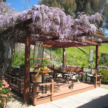 Wisteria Arbor Deck