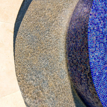 Custom Creations, Aledo Ridge Court Crystal Stone Midnight Blue Regular