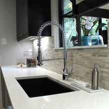 Kitchen sinks and faucets