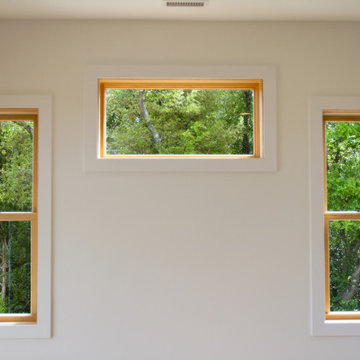 Master Bedroom Windows in Sound Side Custom Home near Emerald Isle, NC