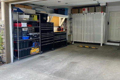 Garage - transitional garage idea in Kansas City
