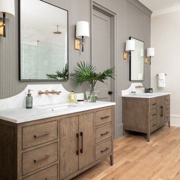 Primary Bathroom Design at 308 Wonderwood by Pike Properties - Charlotte Custom 