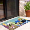 Novelty Frontporch Area Rug, 1'8"x2'6" Rectangle