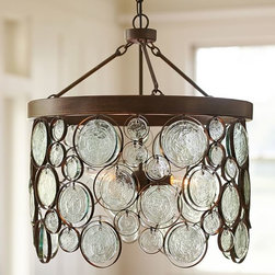 EMERY INDOOR/OUTDOOR RECYCLED GLASS CHANDELIER - Products