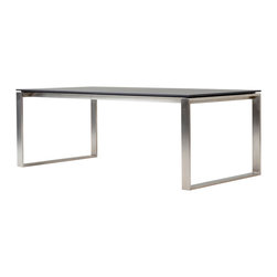 Cane-line Edge Extension Table Grey Top - Dining Tables