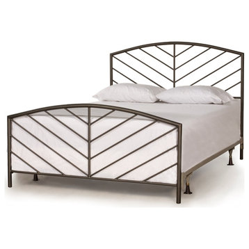 Hillsdale Furniture Essex Bed Full Bed Set Metallic Brown