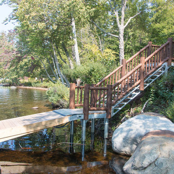 Floating Adirondack Boathouse