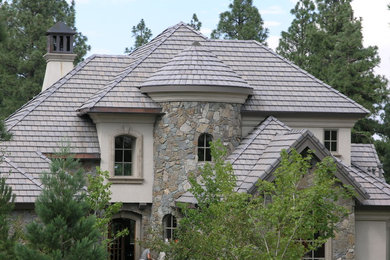 Example of a classic exterior home design in Salt Lake City