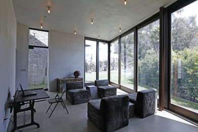 Living room - contemporary living room idea in Los Angeles
