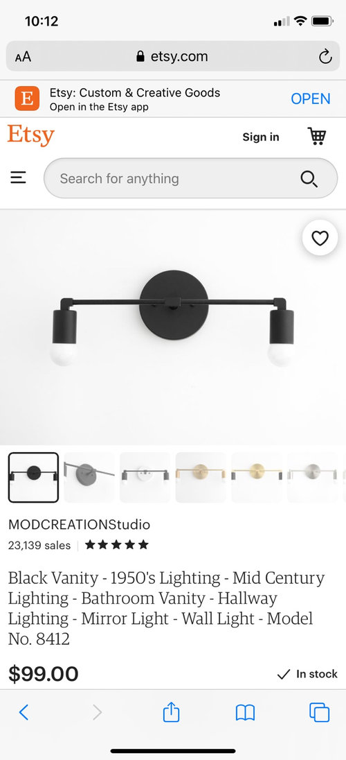 shape of mirror over pedestal sink?