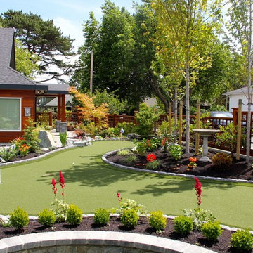 Golf and Putting Greens with Artificial Grass