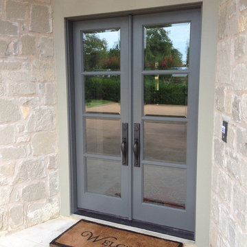 Full View Beveled Glass Entry